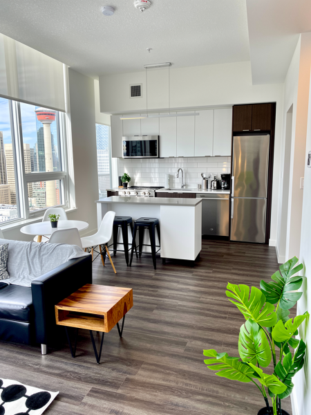 1 Bedroom Corporate Housing Near Downtown Calgary